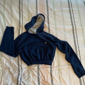 Vintage Champion Cropped hoodie
